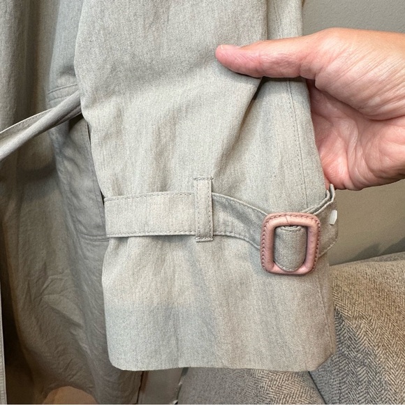 LONDON FOG STONE COLOR WOMENS TRENCH W REMOVABLE THINSULATE LINED INTERIOR SZ 8P - Picture 6 of 9